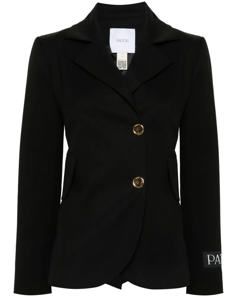 Patou Blazer mit Gürtel - Schwarz Schwarz