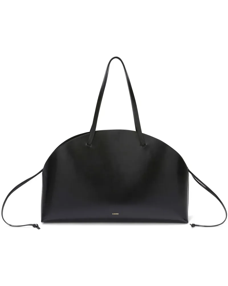Jil Sander Grosse Schultertasche - Schwarz Schwarz