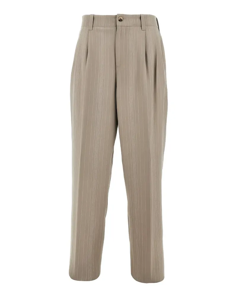 Golden Goose pinstripe trousers - Nude Nude