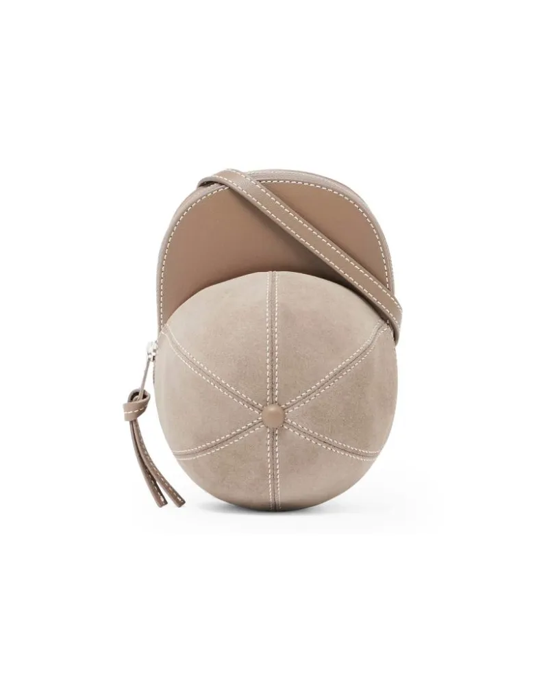 J.W.Anderson Mittelgroße Cap Umhängetasche - Braun Braun