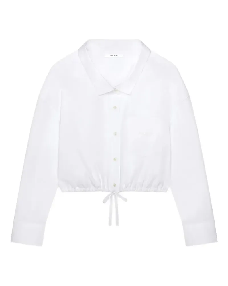 Givenchy cropped-collar shirt - Weiß Weiß