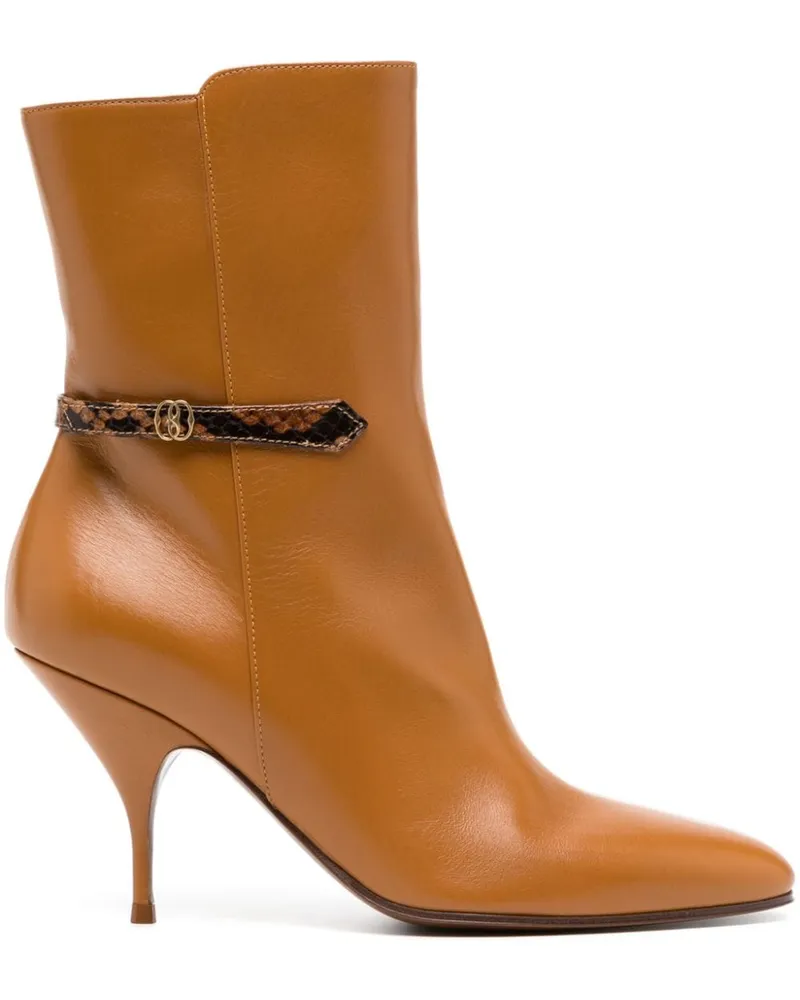 Bally Stiefel 85mm - Braun Braun