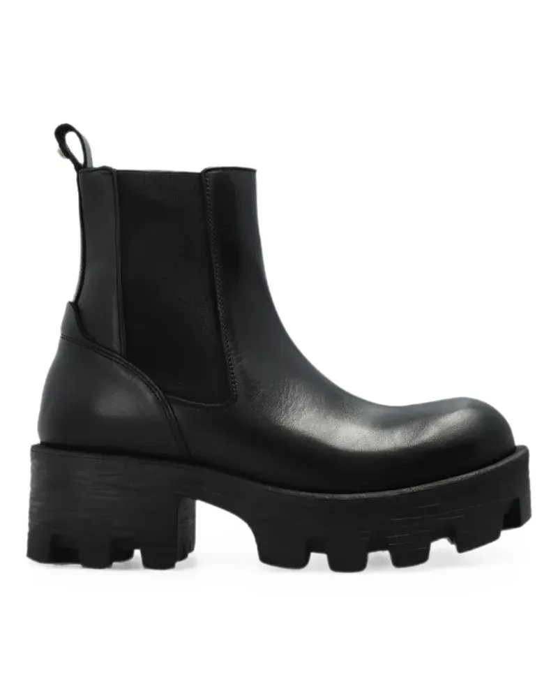 Diesel D-Hammer Chelsea-Boots mit Plateau - Schwarz Schwarz