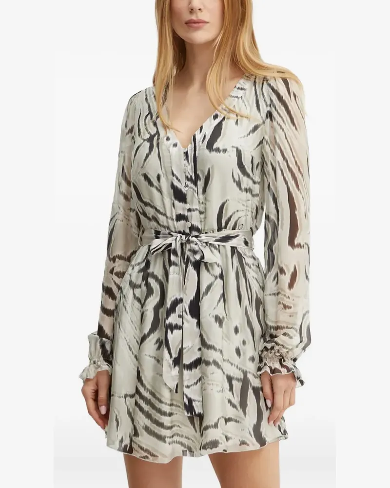 Guess Minikleid mit Zebra-Print - Nude Nude