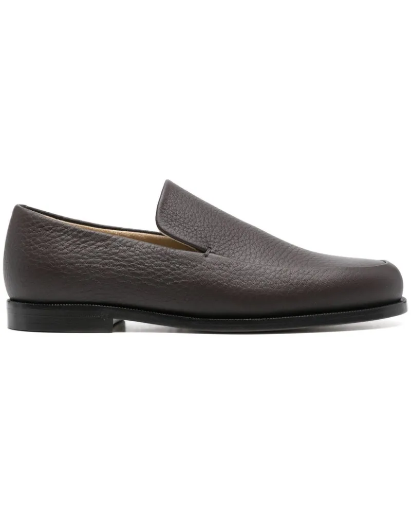 KHAITE The Alessio Loafer - Braun Braun