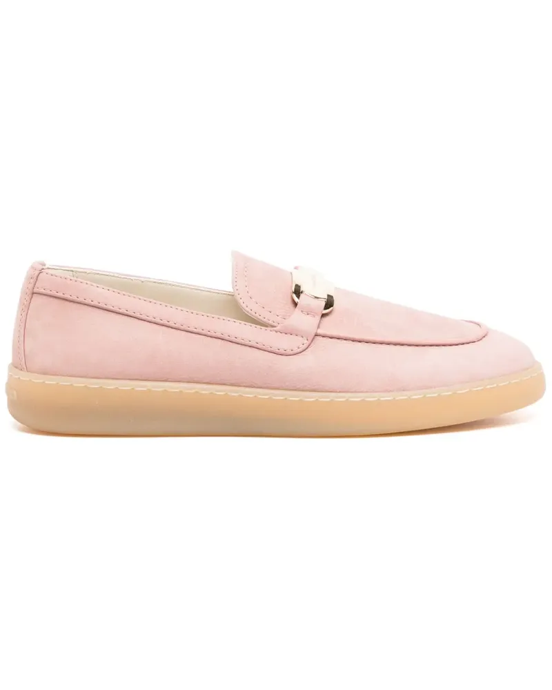 Ferragamo Loafer aus Wildleder - Rosa Rosa