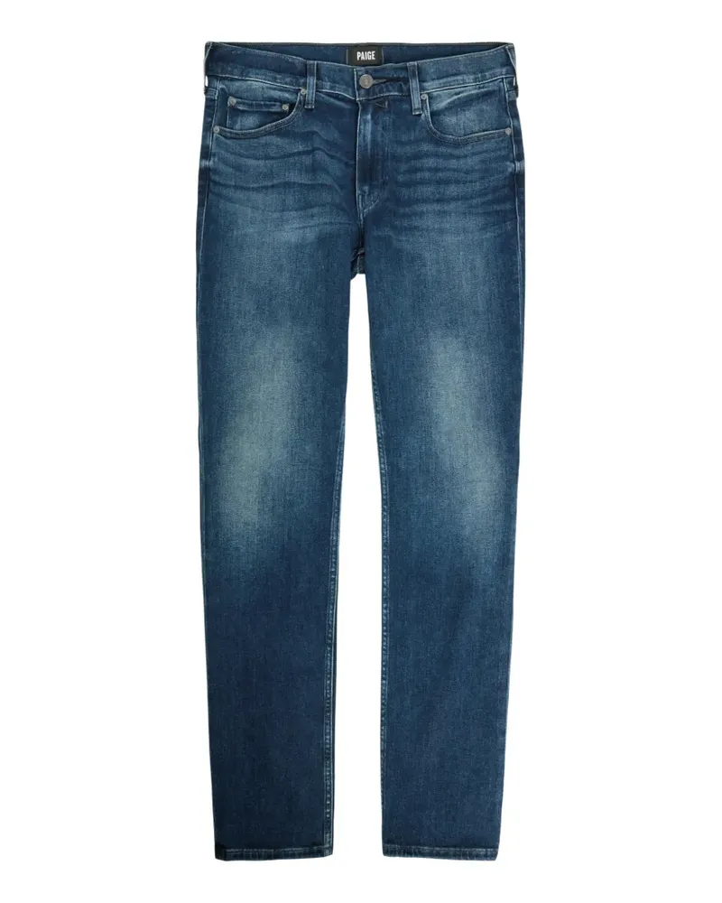 Paige Lennox faded slim-fit jeans - Blau Blau