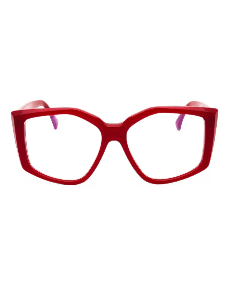 Max Mara Brille mit geometrischem Gestell - Rot Rot