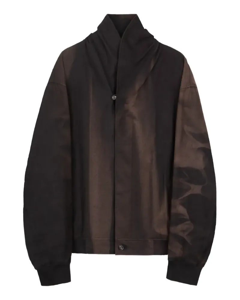 JiyongKim shawl-collar jacket - Braun Braun