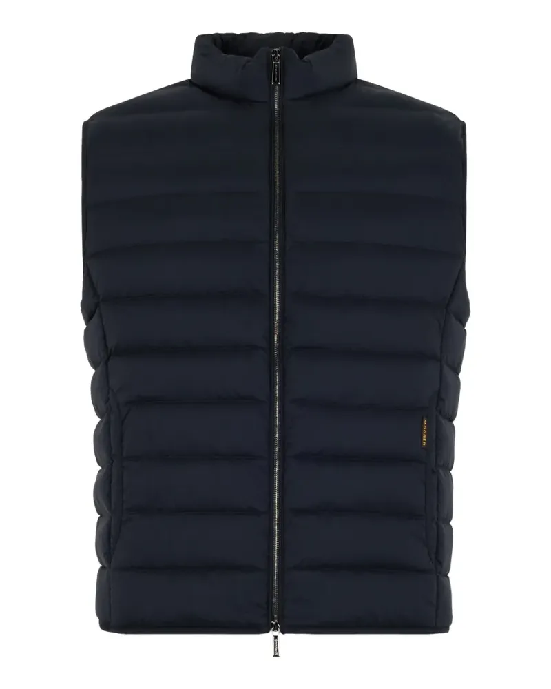 MOORER padded waistcoat - Blau Blau