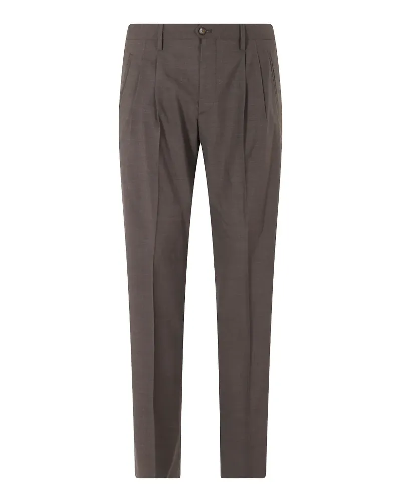 Briglia 1949 pleated trousers - Braun Braun