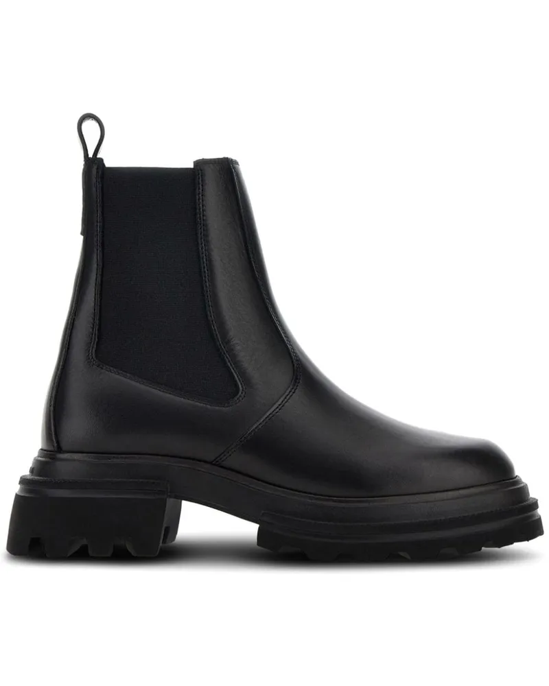 Hogan Klassische Chelsea-Boots - Schwarz Schwarz