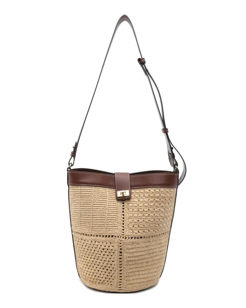 Anya Hindmarch Beuteltasche im Patchwork-Look - Nude Nude