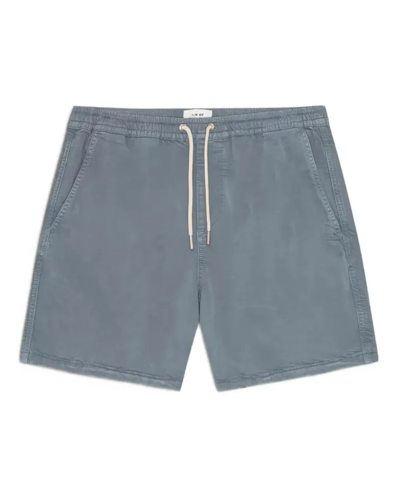 NN 07 Gregor drawstring-waist shorts - Blau Blau