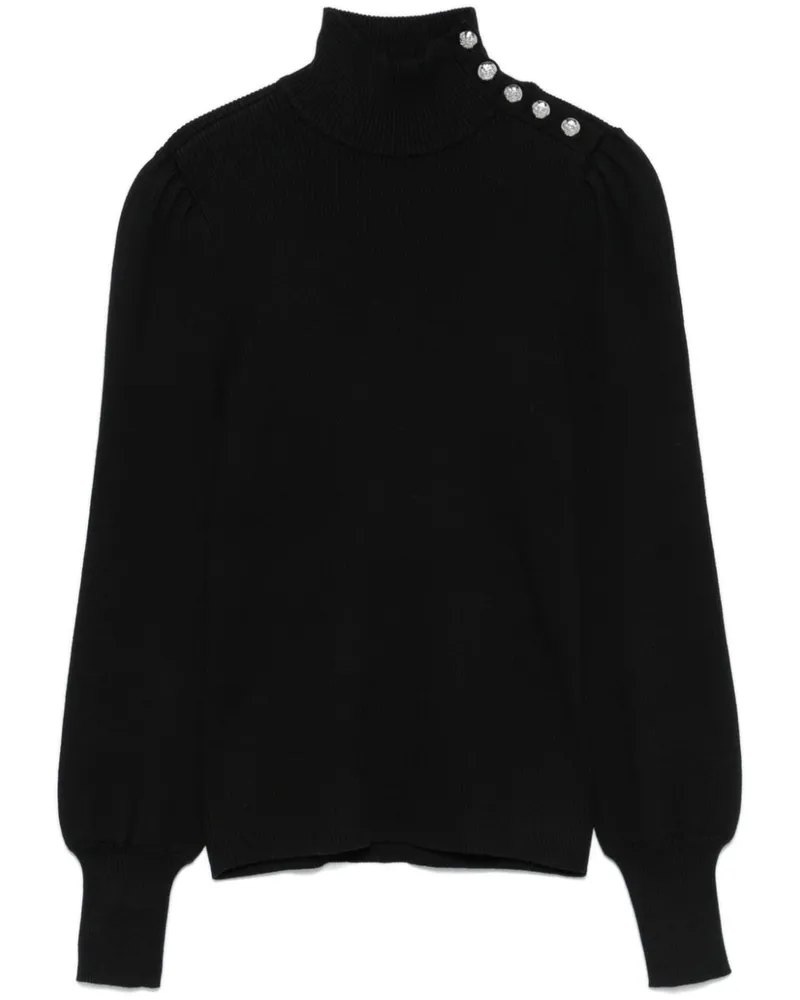 Ralph Lauren Gerippter Pullover - Schwarz Schwarz