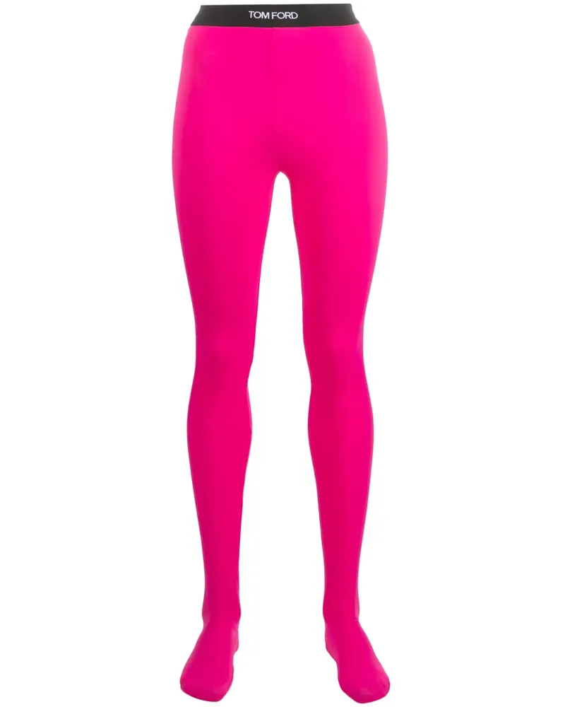 Tom Ford Leggings mit Logo-Bund - Rosa Rosa