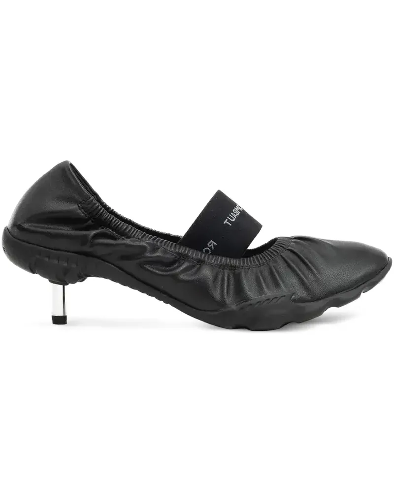 Rombaut Gerüschte Kitten-Heel-Pumps - Schwarz Schwarz