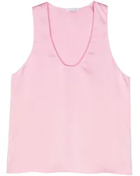 Patrizia Pepe Top in Satinoptik Rosa