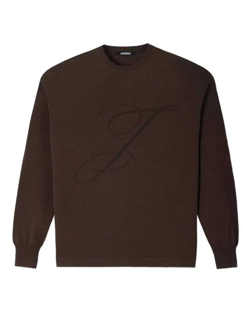 Jacquemus Pullover mit Jacquard - Braun Braun