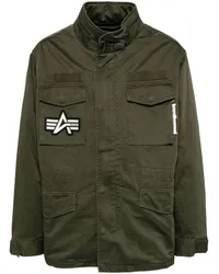 Izzue Military-Jacke mit abnehmbarem Einsatz Grün