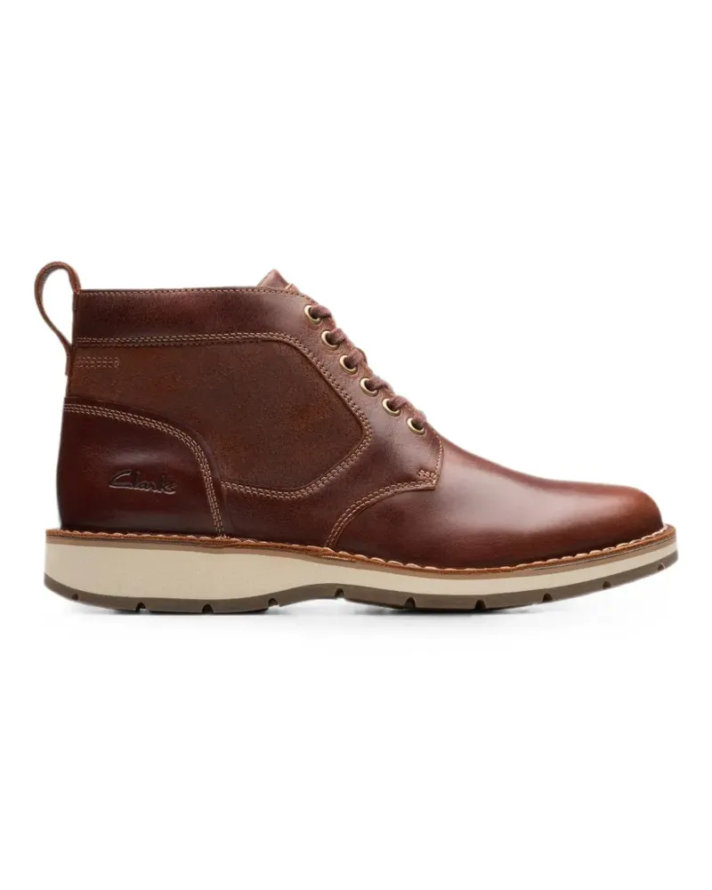 Clarks Gravelle Top panelled boots - Braun Braun