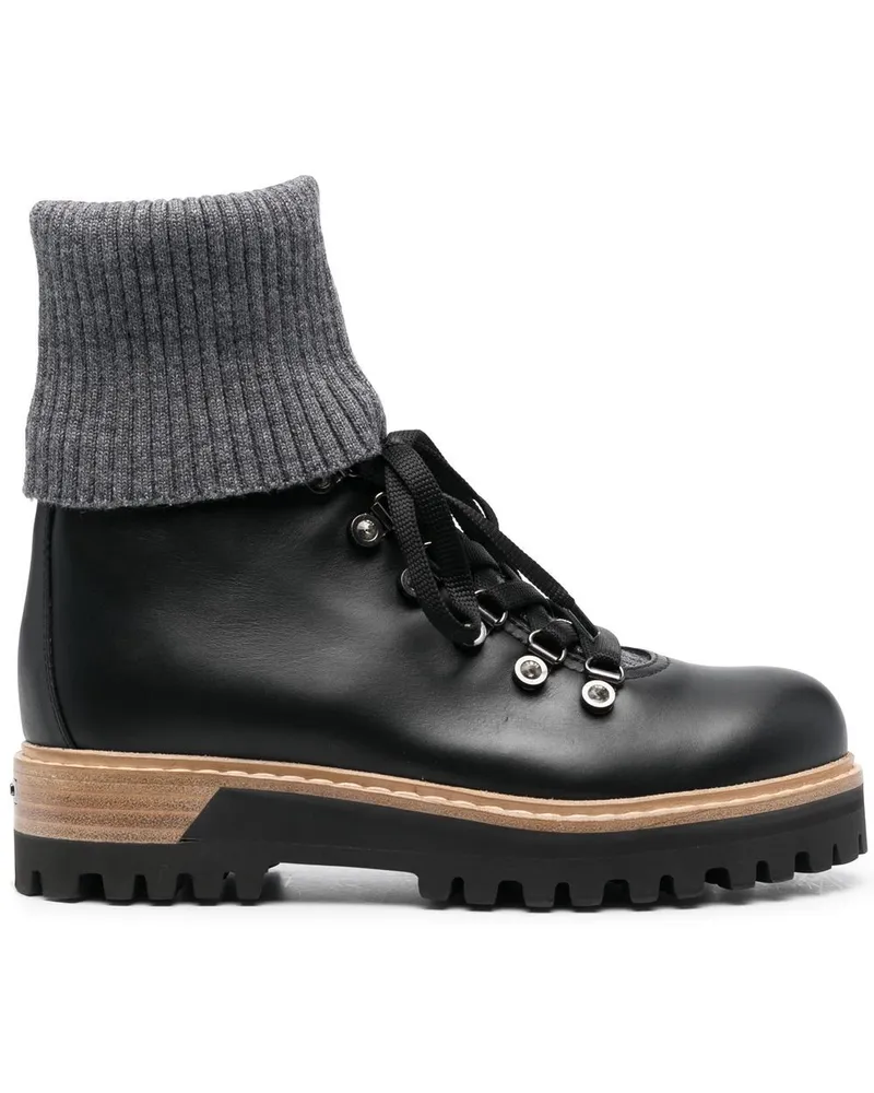 Le Silla St. Moritz Trekking-Boots - Schwarz Schwarz