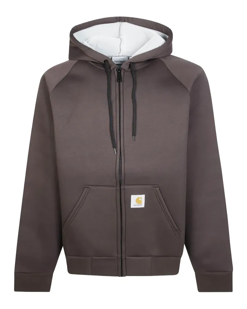 Carhartt WIP Kapuzenjacke mit Logo-Patch - Braun Braun