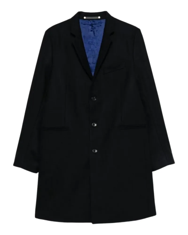 Paul Smith Geknöpfter Mantel - Blau Blau