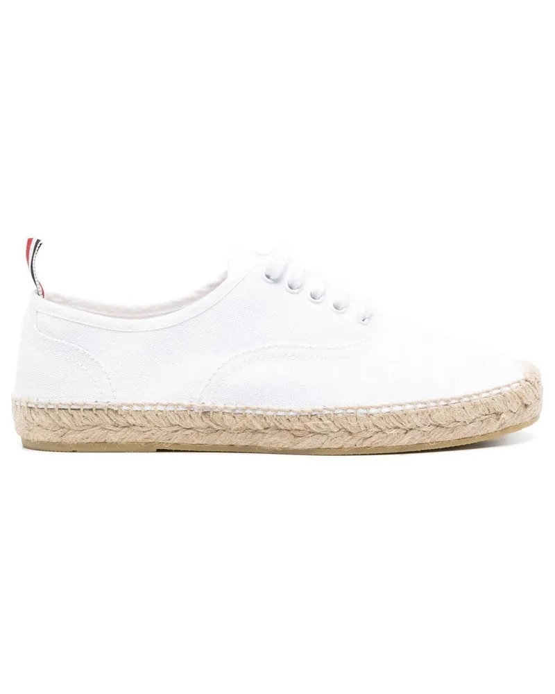 Thom Browne Sneakers mit Schnürung Weiß