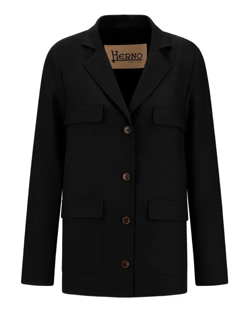 Herno Jacke mit Klappentasche - Schwarz Schwarz