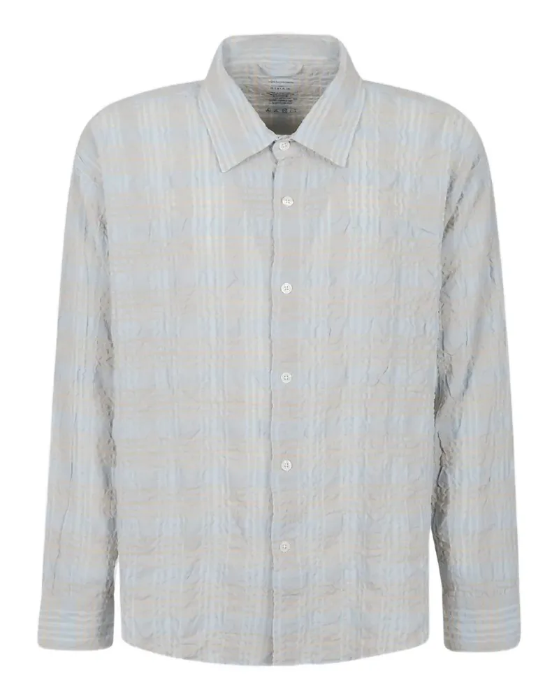 Mfpen Kariertes Exact Hemd - Blau Blau