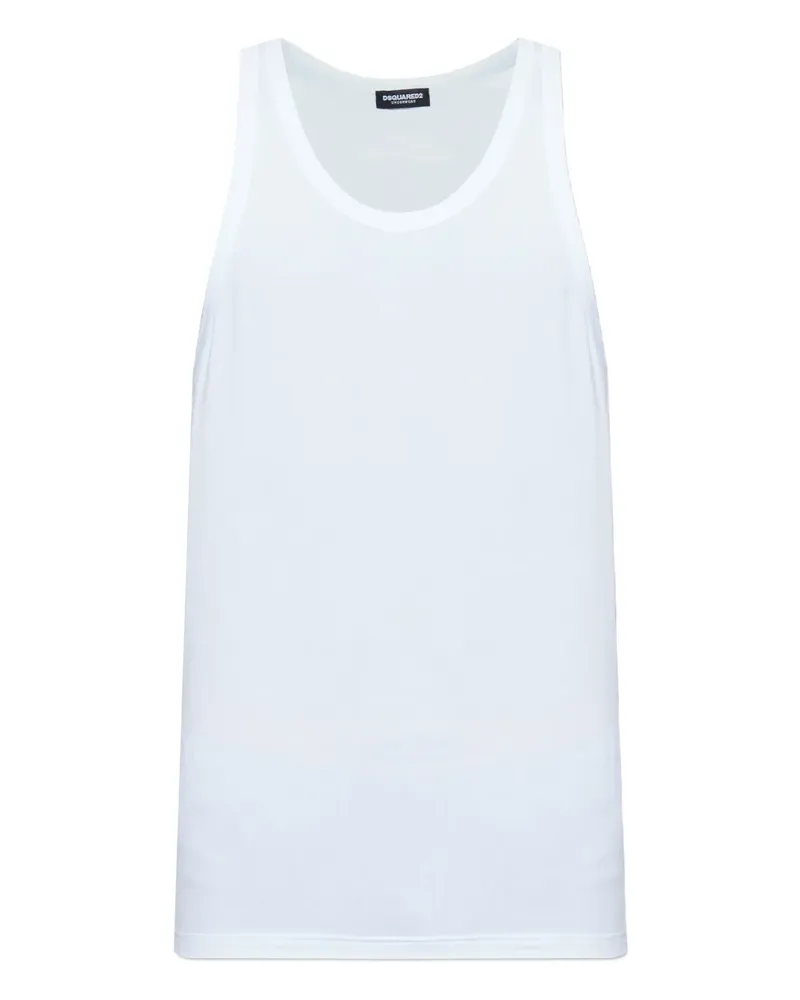 Dsquared2 Klassisches Trägershirt - Weiß Weiß