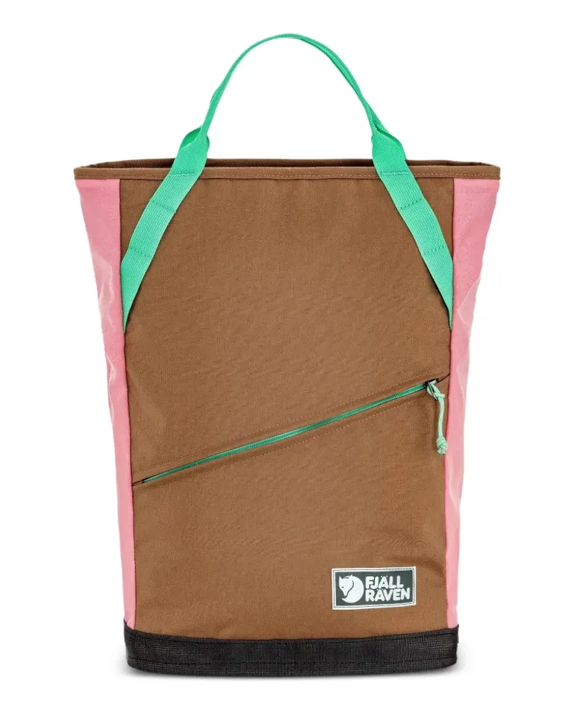 Fjäll Räven 22 Vardag Totepack colour-block backpack - Braun Braun