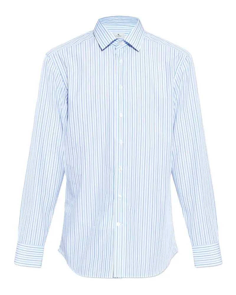 Etro striped buttoned shirt - Blau Blau