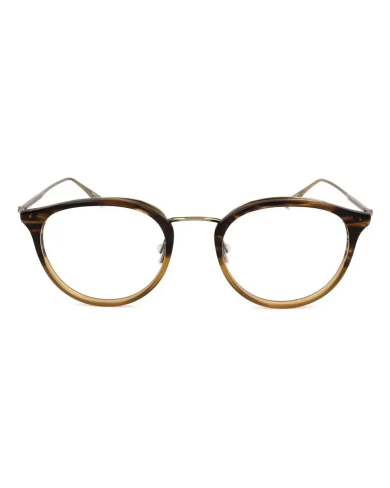 Barton Perreira Brille mit rundem Gestell - Braun Braun
