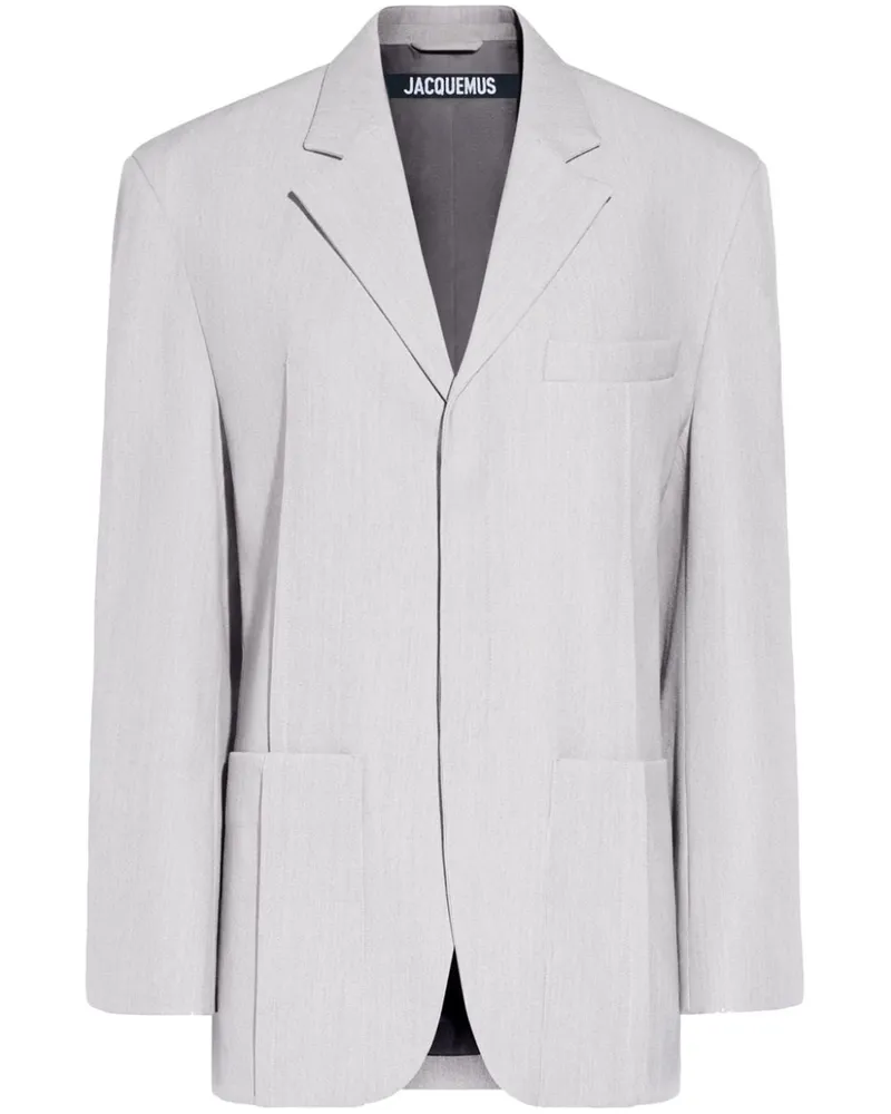 Jacquemus La Veste H'Homme Blazer - Grau Grau