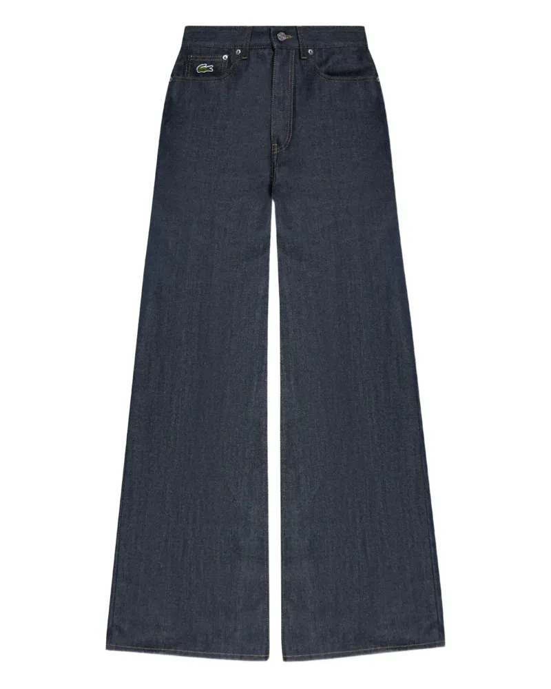 Lacoste Jeans mit hohem Bund - Blau Blau