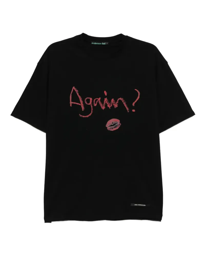 Andersson Bell T-Shirt mit Print - Schwarz Schwarz