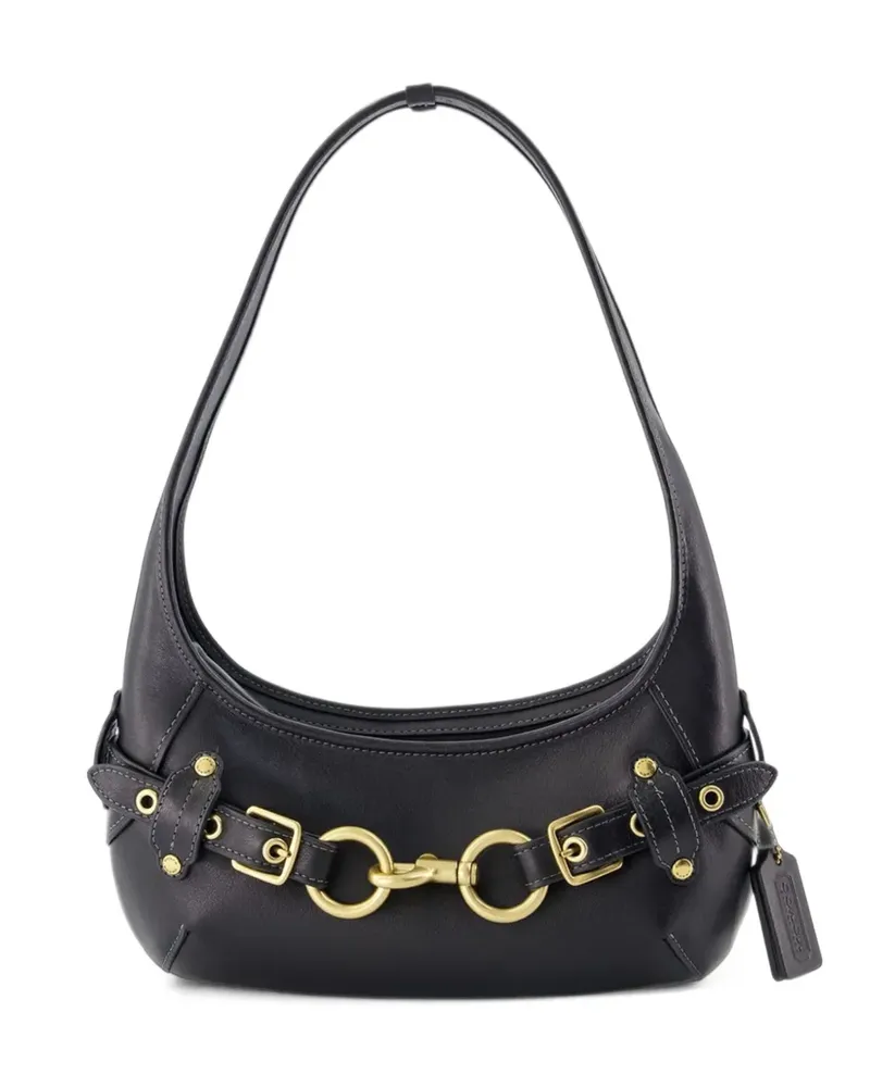 Coach Ergo Schultertasche 26cm - Schwarz Schwarz