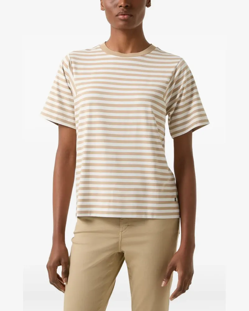 Bogner Gestreiftes Raya T-Shirt - Nude Nude