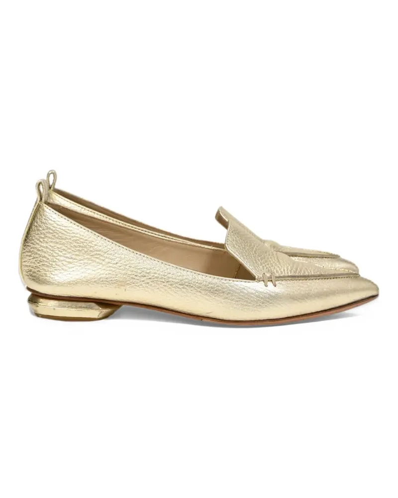 Nicholas Kirkwood Pointed ballet flats - Gold Gold