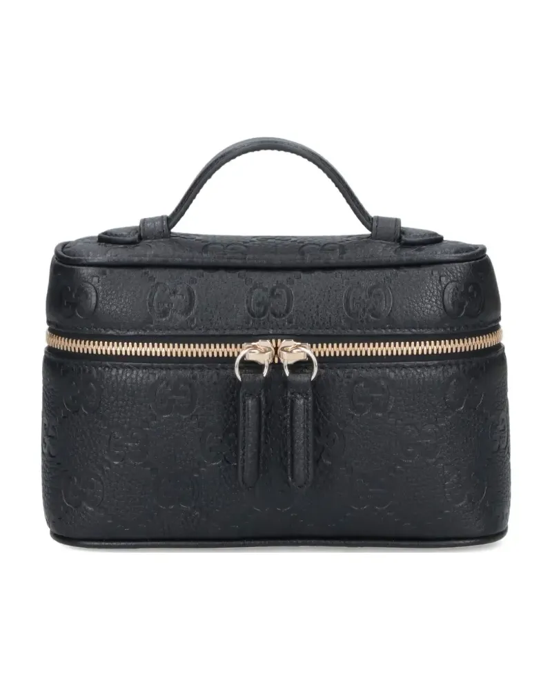Gucci GG Emblem mini bag - Schwarz Schwarz