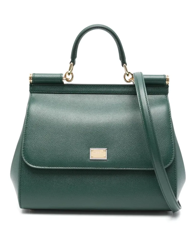 Dolce & Gabbana Große Sicily Handtasche - Grün Grün