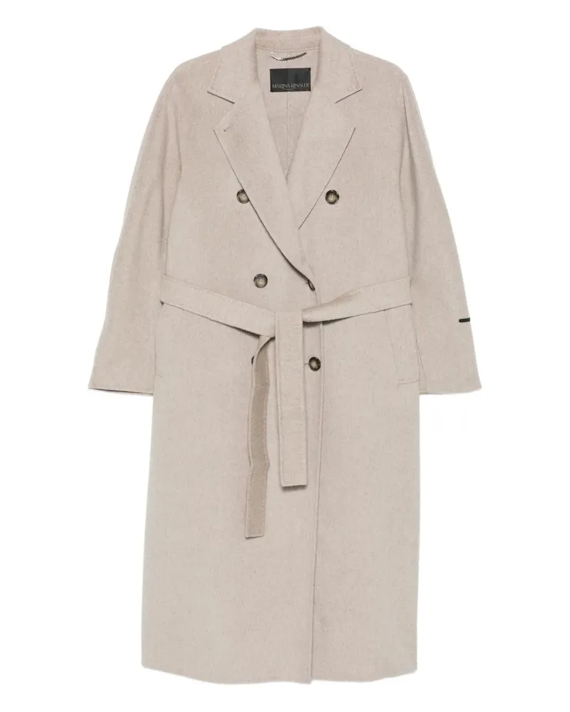 Marina Rinaldi Doppelreihiger Bolivar Mantel - Nude Nude