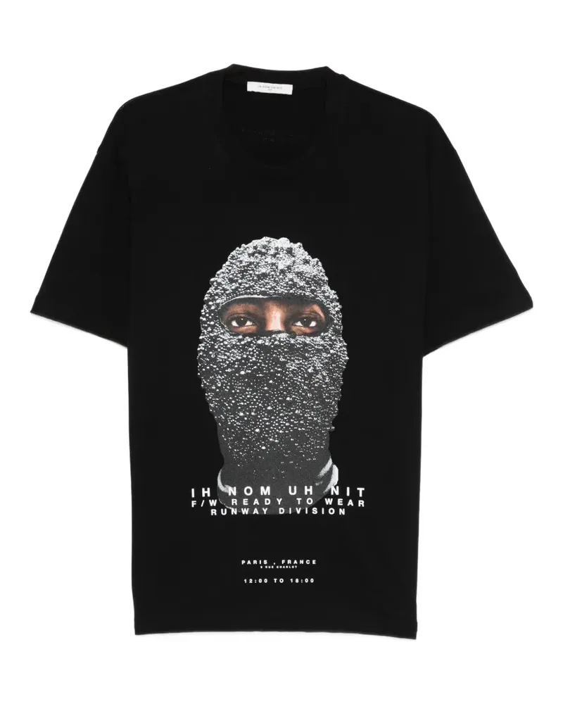 IH NOM UH NIT Mask Edition T-Shirt - Schwarz Schwarz