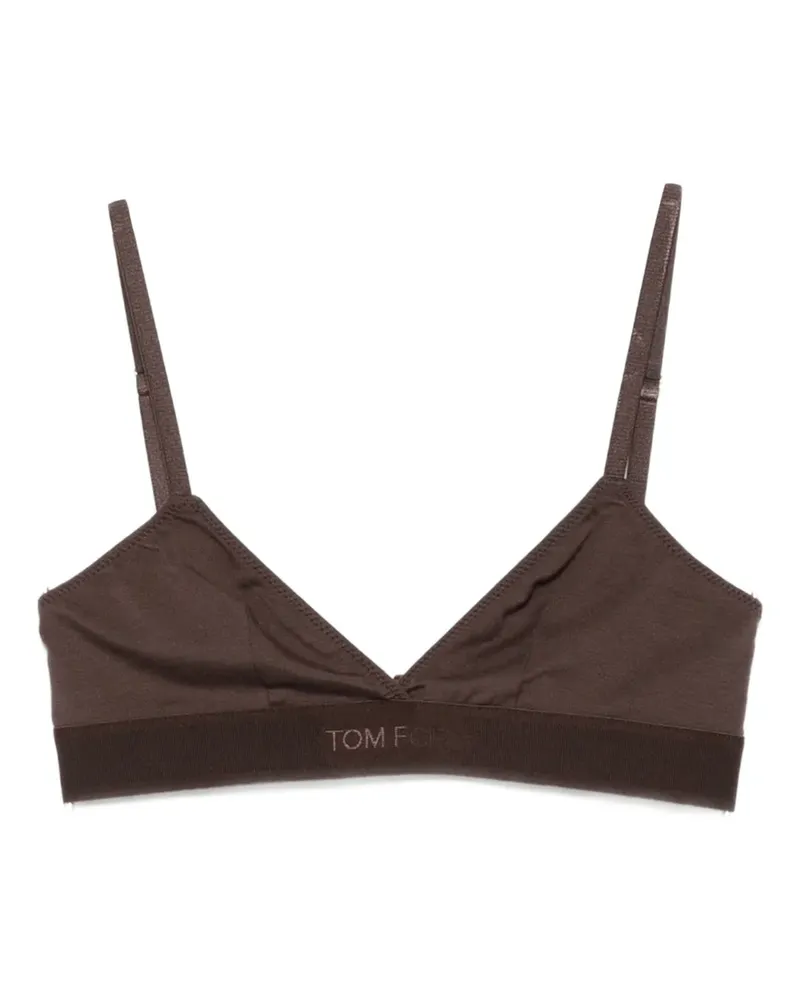 Tom Ford Spitzen-BH mit dreieckiger Form - Braun Braun