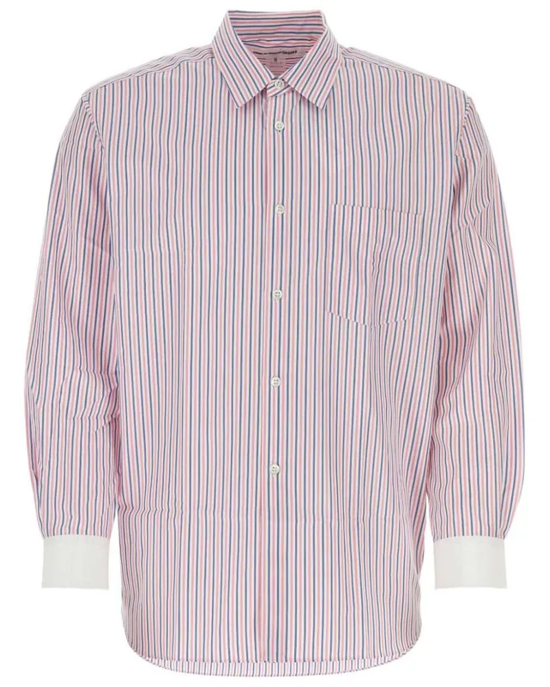 Comme des Garçons Hemd mit Nadelstreifen - Rosa Rosa