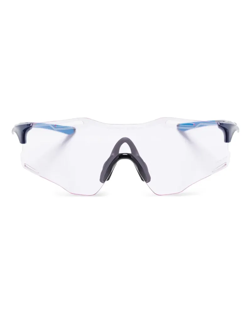 Oakley Rahmenlose Cyber Zero Shield-Sonnenbrille - Blau Blau