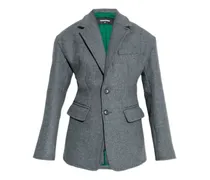 Einreihiges Sakko - Grau