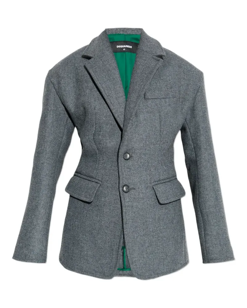 Dsquared2 Einreihiges Sakko - Grau Grau